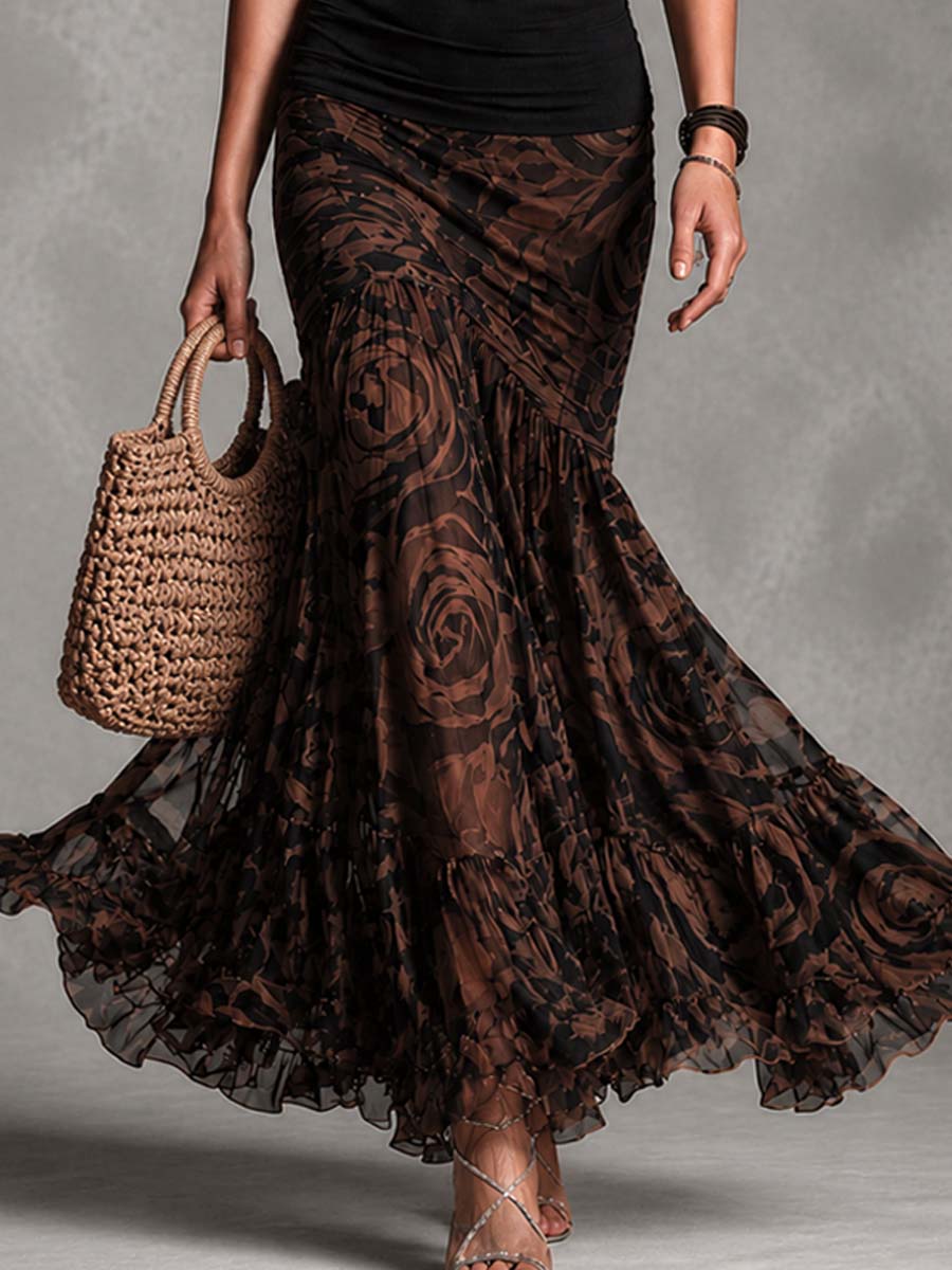 Sada sukně a topu Retro Mesh Mermaid