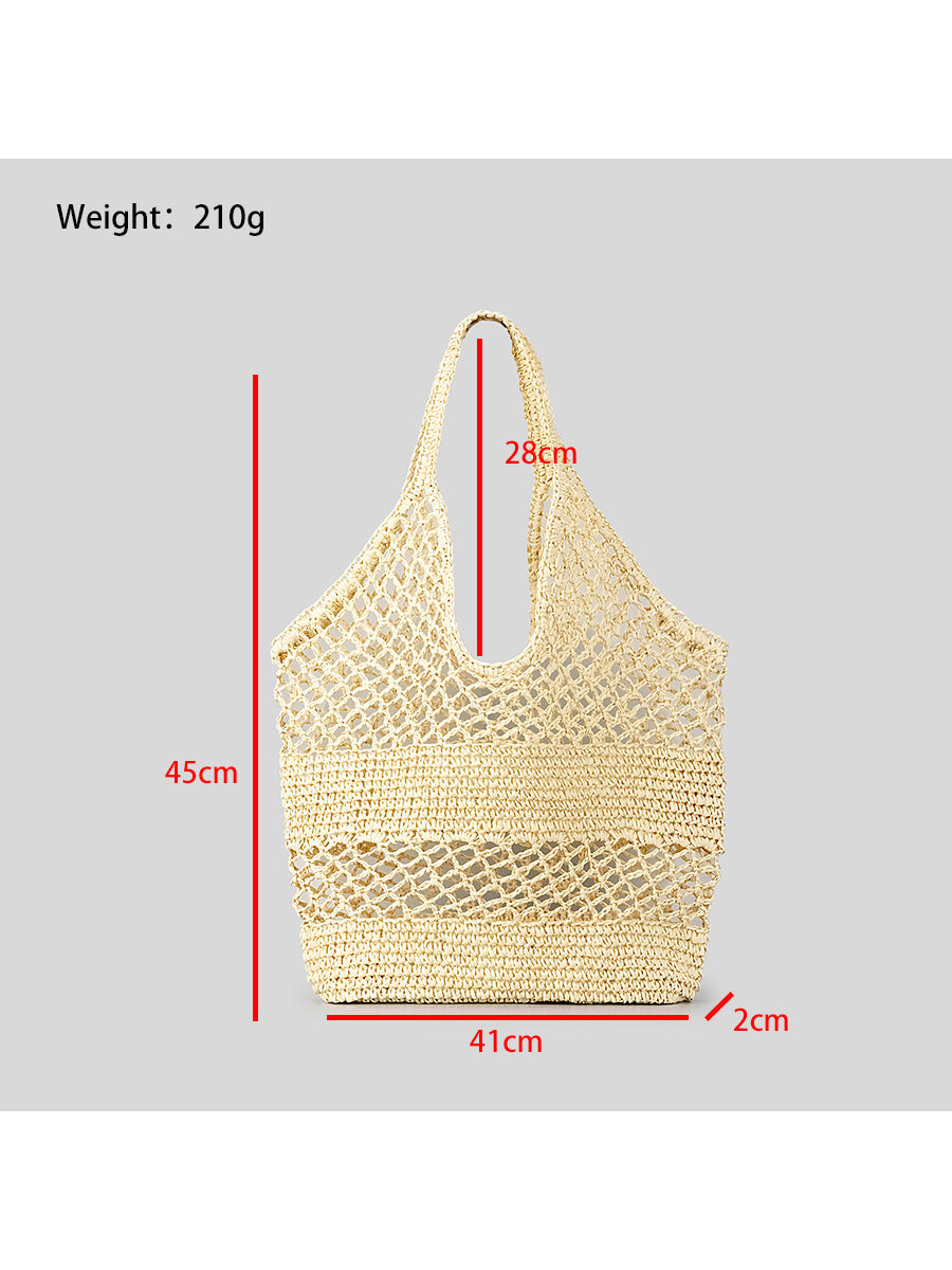 Women's Fashion Holiday Woven Handbag