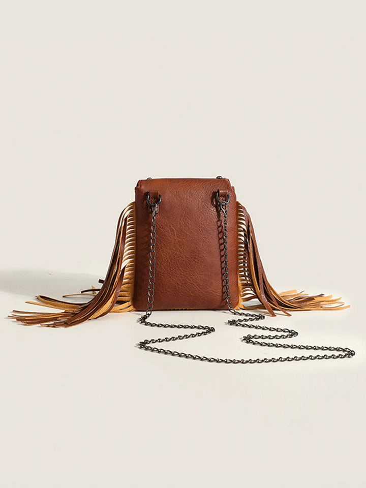Women's Fashion Western Cowboy Style Tassel Bag