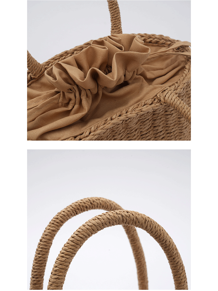 Women's Elegant And Casual Woven Handbag