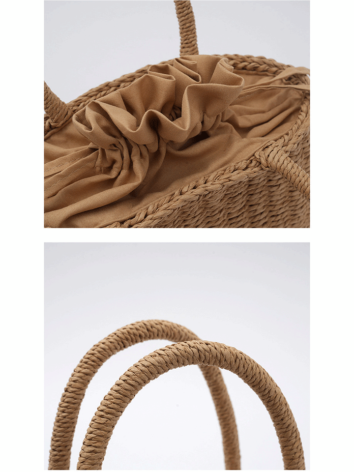 Women's Elegant And Casual Woven Handbag