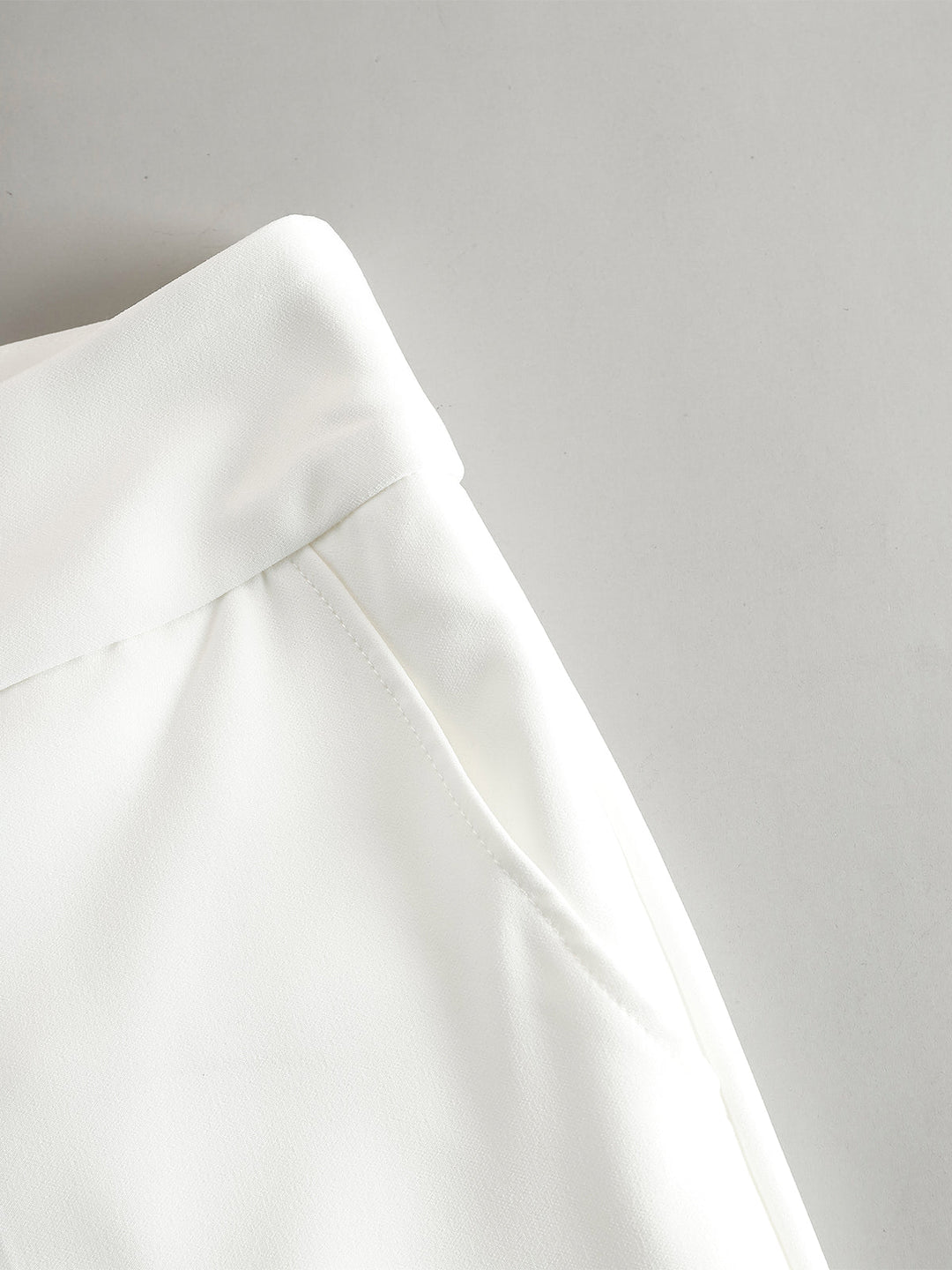 Transparent chiffon sæt med vidde bukser i tre dele