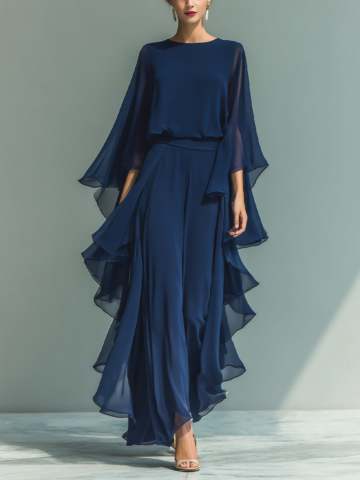 Completo Due Pezzi in Chiffon Midnight Grace