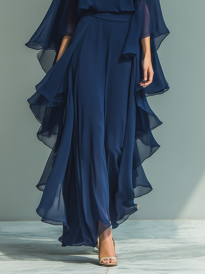 Completo Due Pezzi in Chiffon Midnight Grace