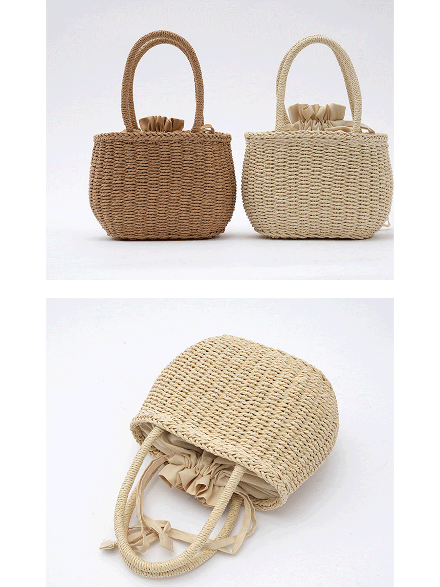 Women's Elegant And Casual Woven Handbag