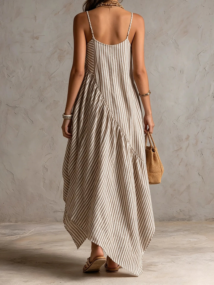 Pasiasta boho sukienka maxi