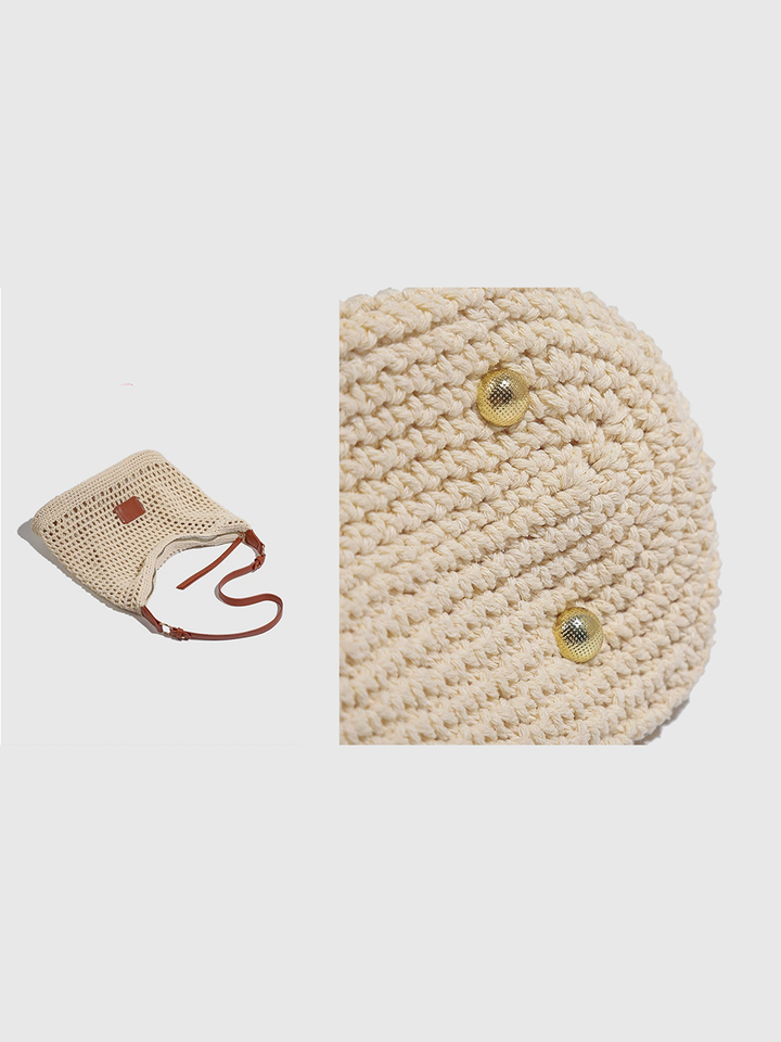 Women's Woven Hollow Bag Beach Bag Shoulder Bag