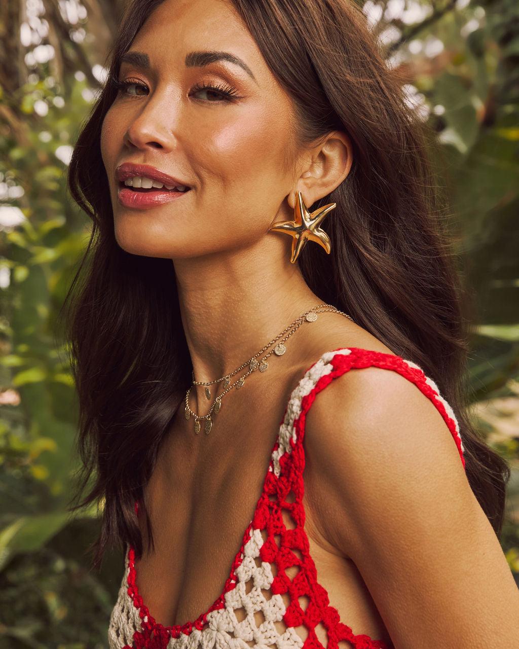 Norah Starfish Stud Earrings