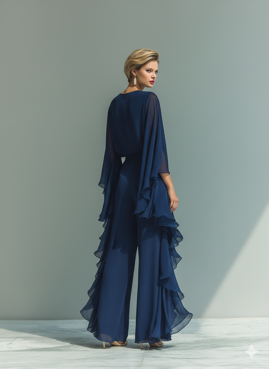 Completo Due Pezzi in Chiffon Midnight Grace