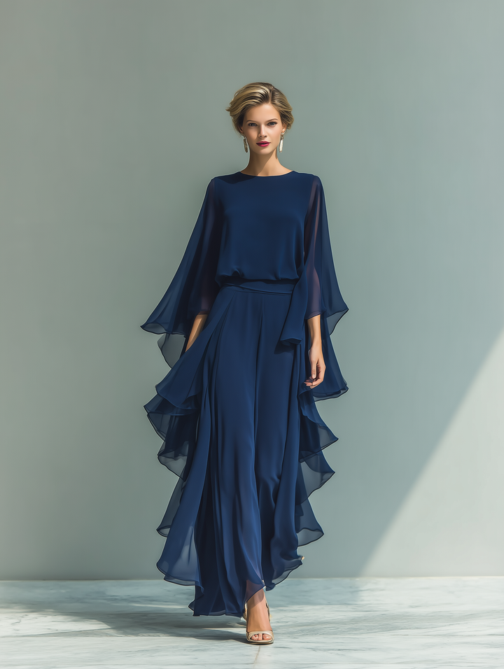 Completo Due Pezzi in Chiffon Midnight Grace