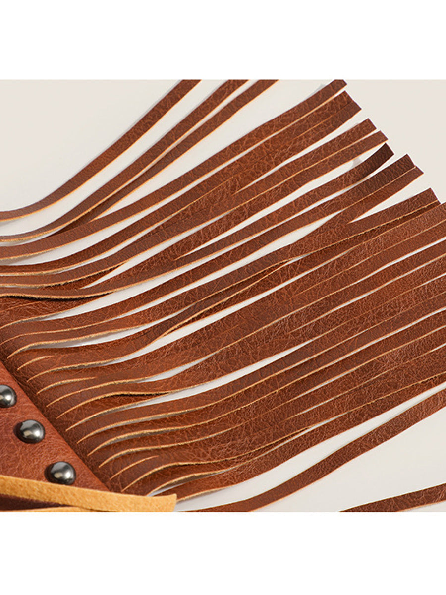 Women's Fashion Western Cowboy Style Tassel Bag